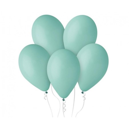 Balony Gemar 33 cm - 13" - pastelowe miętowe Tiffany G120/109 - 10 sztuk