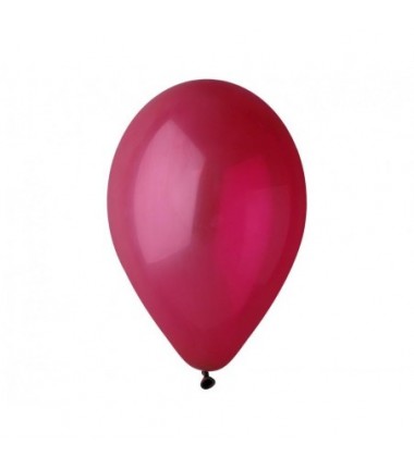 Balony Gemar 33 cm - 13" - pastelowe bordowe Burgundy G120/47 - 10 sztuk