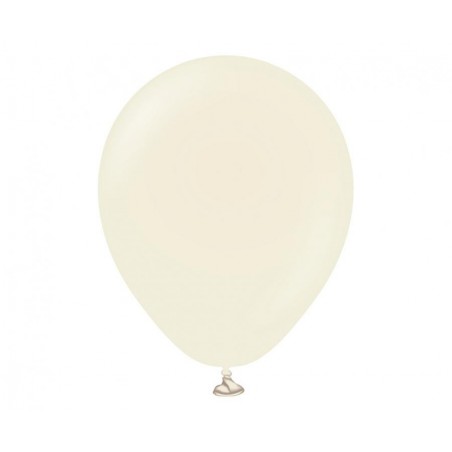 Balony Kalisan 13 cm - 5" - RETRO White Sand - pustynny piasek, jasny piaskowy, biały piasek - 100 sztuk