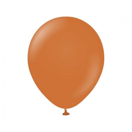 Balony KALISAN 46 cm - 18" - STANDARD Caramel Brown - karmelowy brąz - 25 sztuk