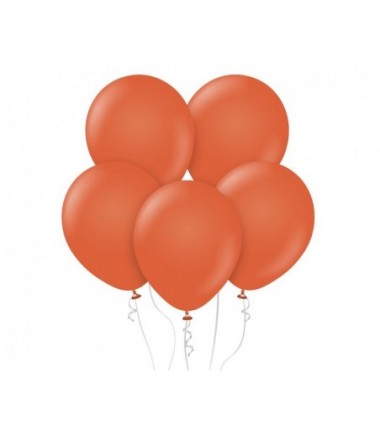 Balony Kalisan 46 cm - 18" - RETRO Rust Orange - rdzawo-pomarańczowe - 25 sztuk