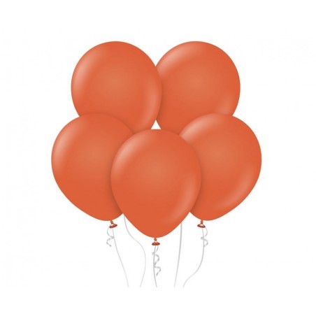 Balony Kalisan 46 cm - 18" - RETRO Rust Orange - rdzawo-pomarańczowe - 25 sztuk