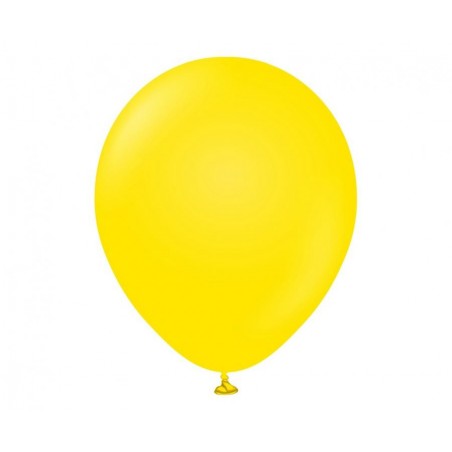 Balony Kalisan 46 cm - 18" - STANDARD Yellow - żółte - 25 sztuk