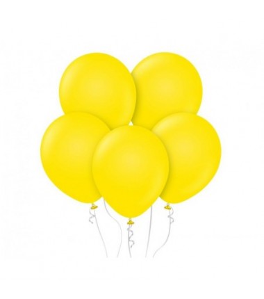 Balony Kalisan 46 cm - 18" - STANDARD Yellow - żółte - 25 sztuk