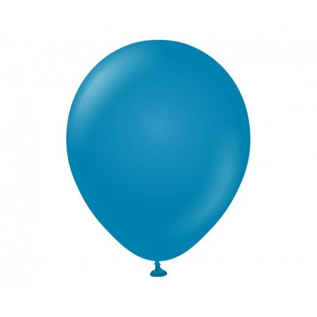 Balony Kalisan 46 cm - 18" - RETRO Deep Blue - głęboki niebieski, matowe niebieskie - 25 sztuk