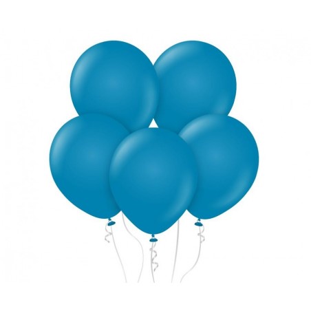 Balony Kalisan 46 cm - 18" - RETRO Deep Blue - głęboki niebieski, matowe niebieskie - 25 sztuk