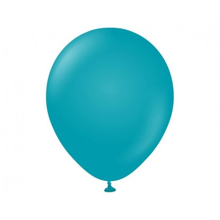 Balony Kalisan 46 cm - 18" - STANDARD Turquoise - pastelowe turkusowe - 25 sztuk
