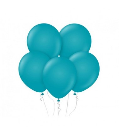 Balony Kalisan 46 cm - 18" - STANDARD Turquoise - pastelowe turkusowe - 25 sztuk