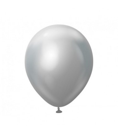 Balon Kalisan 46 cm - 18" - MIRROR Silver - chromowany srebrny - 1 sztuka