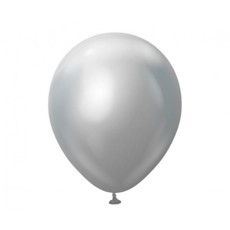 Balon Kalisan 46 cm - 18" - MIRROR Silver - chromowany srebrny - 1 sztuka