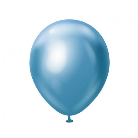 Balon Kalisan 46 cm - 18" - MIRROR Blue - niebieski - 1 sztuka