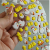 Naklejki kurczaczki 3D