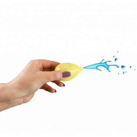 Jajko na wodę ŚMIGUSÓWKA śmingus dyngus sikawka 4 cm - żółta