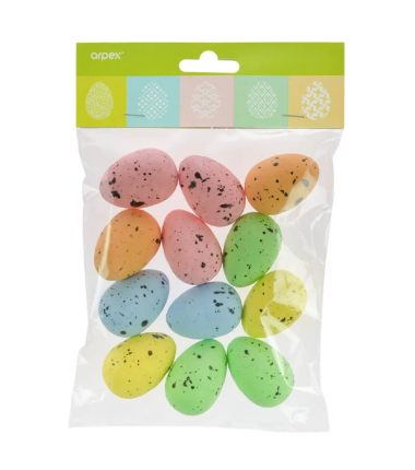 Pisanki nakrapiane - 12 sztuk