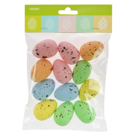 Pisanki nakrapiane - 12 sztuk