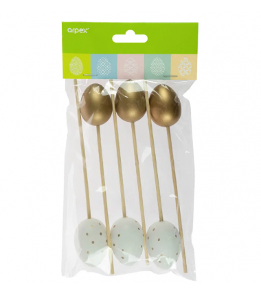 Jajeczka na piku glamour - 6 sztuk