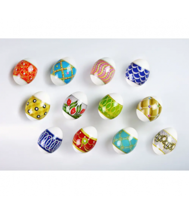 Owijki termokurczliwe na jajka - królewskie - 12 sztuk