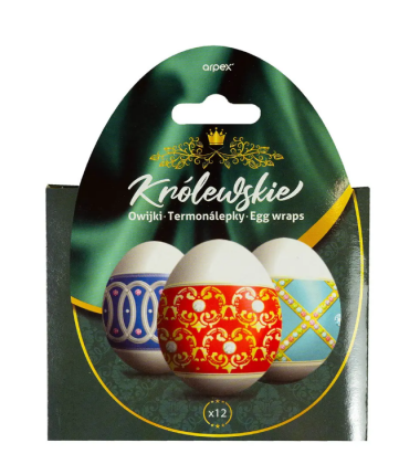 Owijki termokurczliwe na jajka - królewskie - 12 sztuk