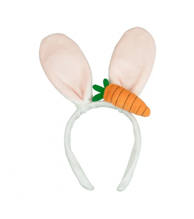 Opaska - zajączek z marchewką - 1 sztuka