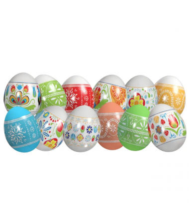 Owijki termokurczliwe na jajka - regionalne - 12 sztuk