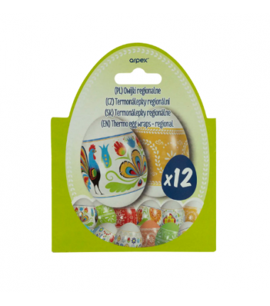 Owijki termokurczliwe na jajka - regionalne - 12 sztuk