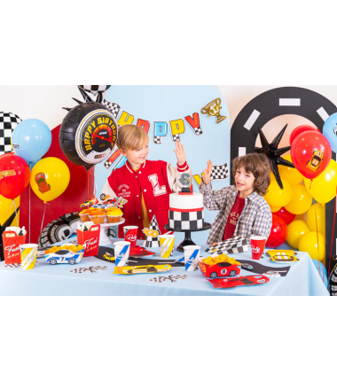 Balony Wyścigówki 30 cm - 7 sztuk