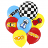 Balony Wyścigówki 30 cm - 7 sztuk