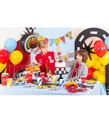 Tatuaże zmywalne Wyścigówki - 14 sztuk