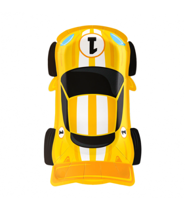 Talerzyki papierowe Wyścigówki 6 sztuk