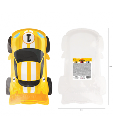 Talerzyki papierowe Wyścigówki 6 sztuk