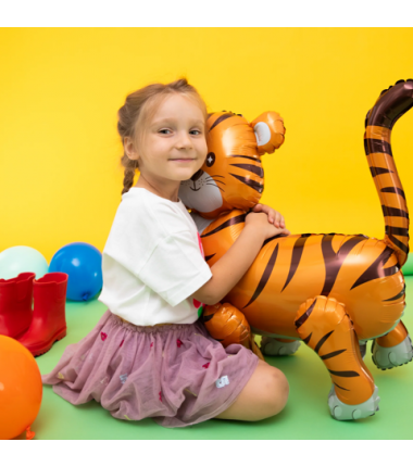Balon foliowy stojący Tygrysek 58x56cm
