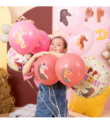 Balony Koniki 30 cm - 6 sztuk