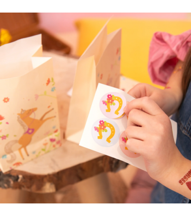 Torebki na cukierki Koniki - 6 sztuk