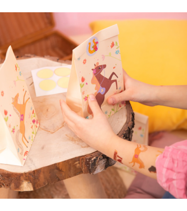 Torebki na cukierki Koniki - 6 sztuk