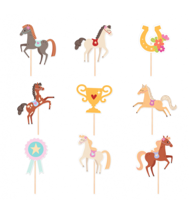 Toppery Koniki - 9 sztuk