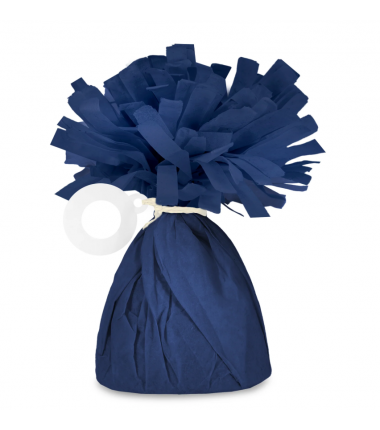 Ciężarek do balonów papierowy granatowy - 1 sztuka