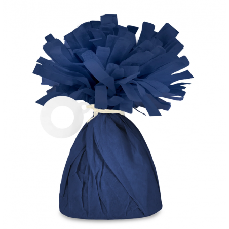 Ciężarek do balonów papierowy granatowy - 1 sztuka