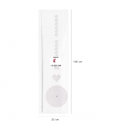 Stojak do dekoracji na balony biały - 100 cm