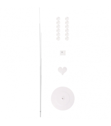 Stojak do dekoracji na balony biały - 100 cm