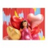 Balon foliowy Serce 75x64,5 cm - różowe złoto