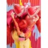 Balon foliowy Serce 75x64,5 cm - różowe złoto