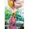 Balon foliowy Serce 75x64,5 cm - różowe złoto