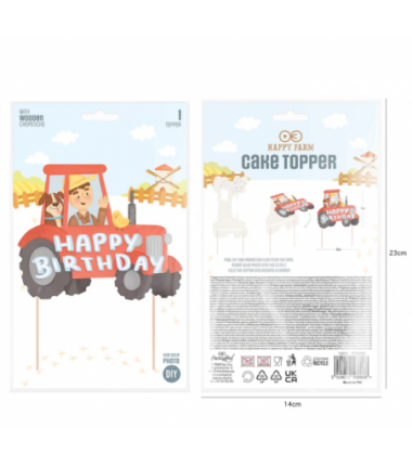 Topper Farma DIY - 1 sztuka
