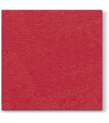 Serwetki Airlaid 40 cm x 40 cm - czerwony - Unicolor Red - 50 sztuk