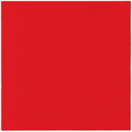 Serwetki Airlaid 40 cm x 40 cm - czerwony - Unicolor Red - 50 sztuk