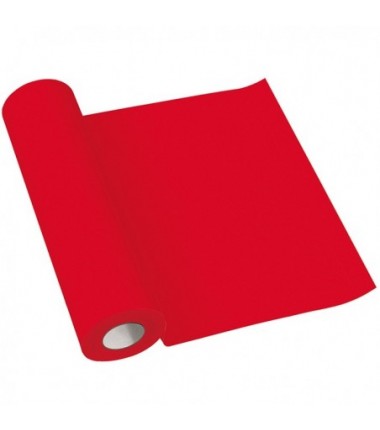 Bieżnik Airlaid - czerwony - Unicolor Red (Gentle Touch) - 40 cm x 24 m