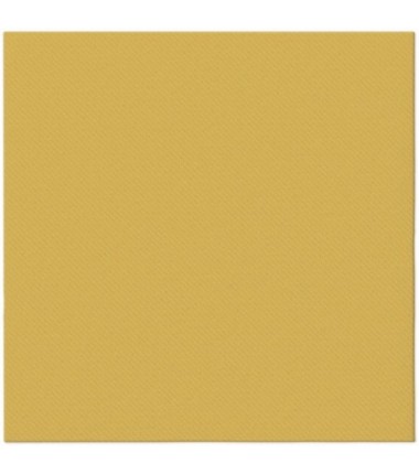Serwetki Airlaid 40 cm x 40 cm - złoty - Monocolor Gold - 12 sztuk