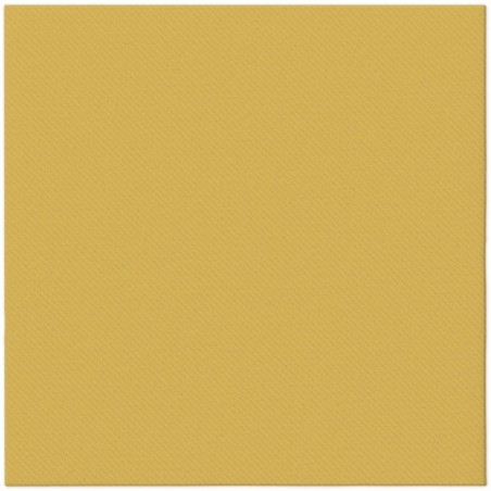 Serwetki Airlaid 40 cm x 40 cm - złoty - Monocolor Gold - 12 sztuk