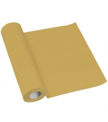 Bieżnik Airlaid - złoty - Monocolor Gold - 40 cm x 24 m