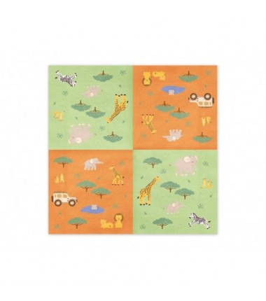 Serwetki papierowe Safari 33x33 cm - 12 sztuk